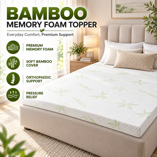 Bamboo memory foam mattress - memory,