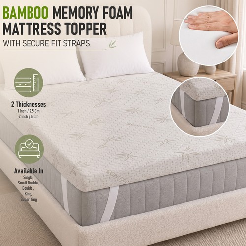 Memory foam mattress topper - memory,