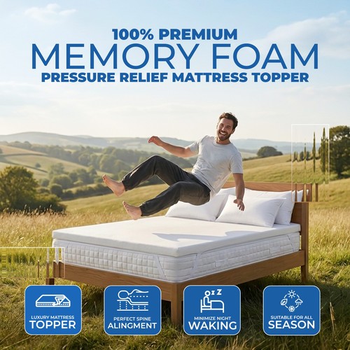 Memory foam mattress topper - memory,