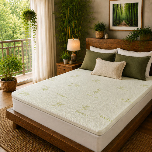5cm bamboo memory foam - 2.5cm,