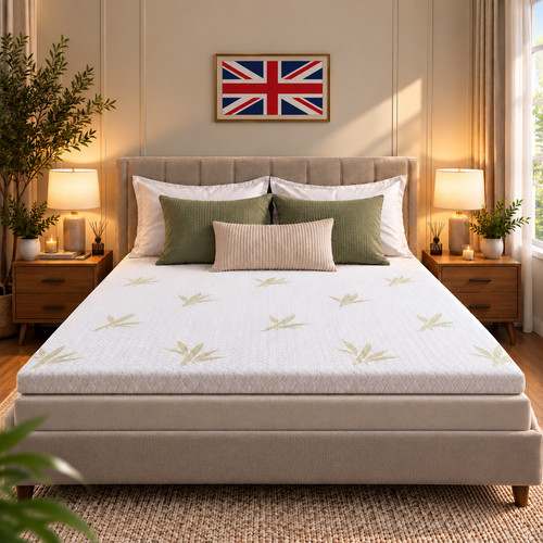 Bamboo memory foam mattress - bamboo,