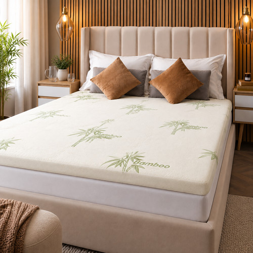 Bamboo memory foam mattress - bamboo,